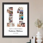 11th Birthday Number 11 Custom Photo Collage Poster<br><div class="desc">Celebrate your little child's milestone 11th birthday with this personalized number 11 photo collage poster. This customizable gift is a perfect way to display precious memories from your baby's first year. The poster features a collage of photos capturing those special moments, and it can be customized with your child's name...</div>
