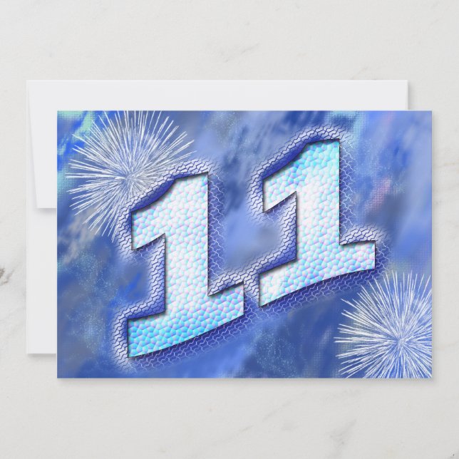 11th Birthday Party Invitation (Front)