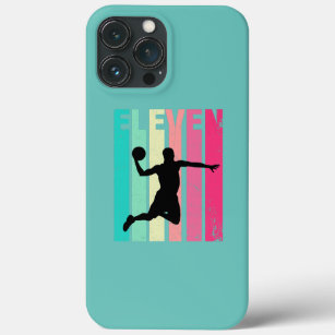11th Birthday Retro Basketball Lovers 11 Years iPhone 13 Pro Max Case