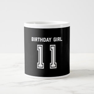 11th Birthday Shirt Gift 11 Years Old Girl Giant Coffee Mug