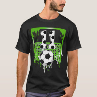 11th Birthday Soccer Ice Cream Drip 11 Year Old Pa T-Shirt