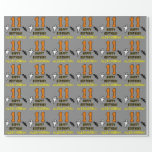 11th Birthday: Spooky Halloween Theme, Custom Name Wrapping Paper<br><div class="desc">This spooky and scary Hallowe'en birthday themed wrapping paper design features a large number "11", along with the message "HAPPY BIRTHDAY, ", and a customizable name. There are also depictions of a ghost and a bat on the front. Wrapping paper like this might be a fun way to wrap gifts...</div>