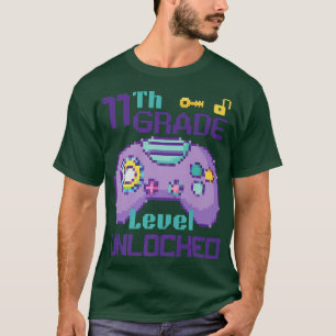 11th grade level unlocked video game players skin T-Shirt