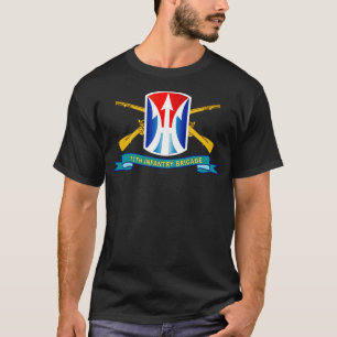 11th Infantry Brigade SSI w Br Ribbon X T-Shirt