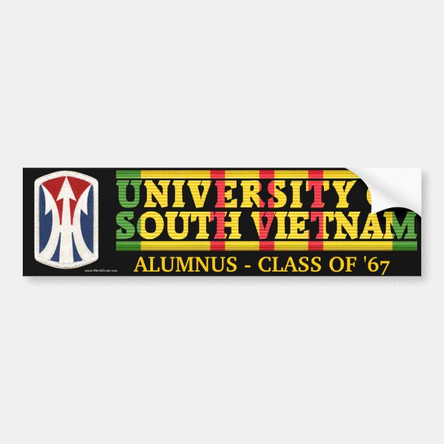 11th LIB - U of South Vietnam Alumnus Sticker (Front)