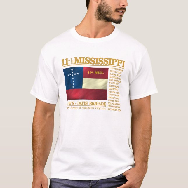 11th Mississippi Infantry (BA2) T-Shirt (Front)