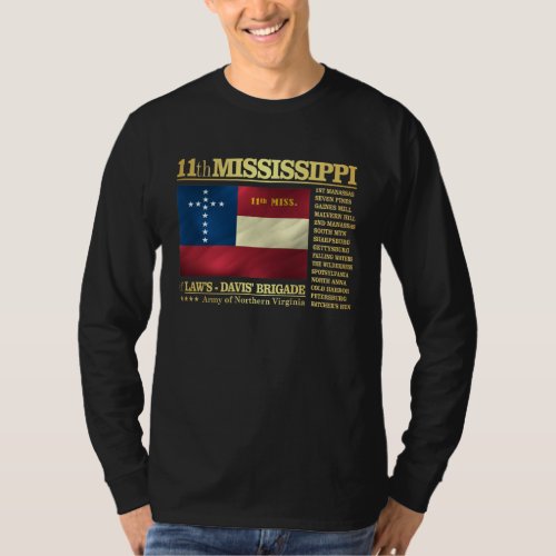 11th Mississippi Infantry BA2 T_Shirt