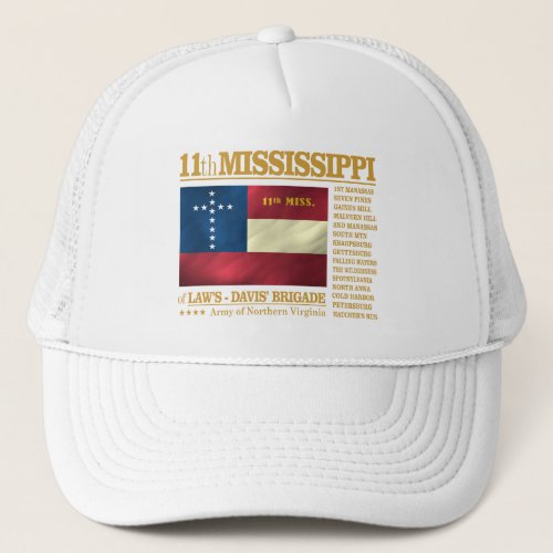 11th Mississippi Infantry BA2 Trucker Hat