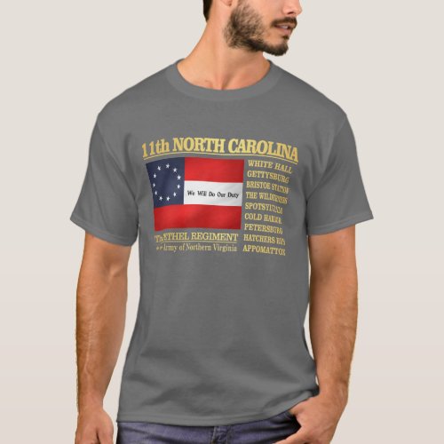 11th North Carolina Infantry BA2 T_Shirt