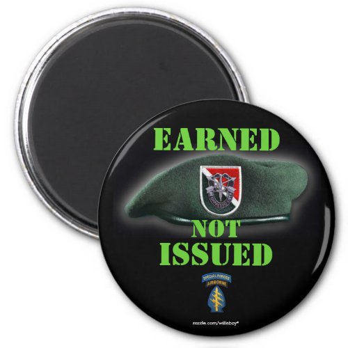 11th Special Forces Green Berets Veterans Magnet