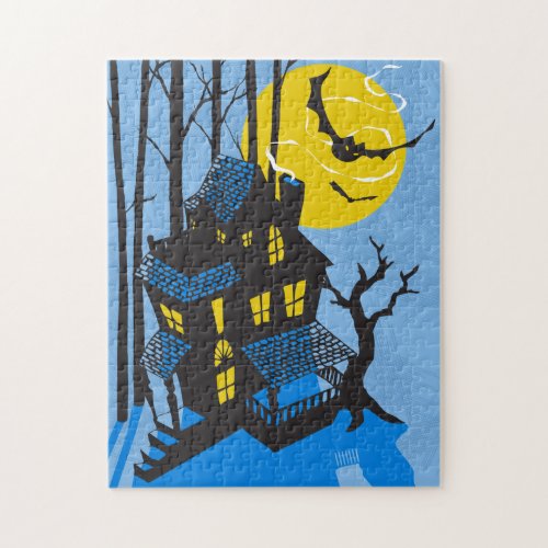 11x14 Haunted House Puzzle for Colorblind People