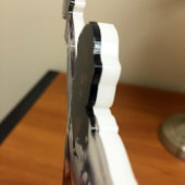 11x14 High Gloss Create Your Own Photo Statuette (Front Right)