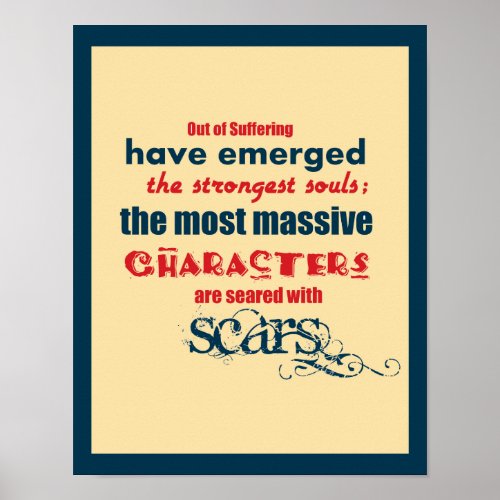 11x14 Inspirational Quote Typography Poster