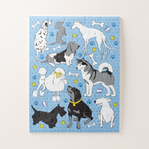 11x14 Kids Dog Puzzle for Colorblind Kids