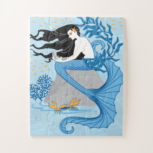 11x14 Kids Mermaid Puzzle for Colorblind Kids