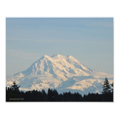 11X14 Mount Rainier Photo Print