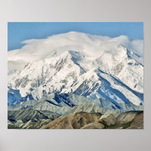 11x14 Poster Matte of Mount Denali