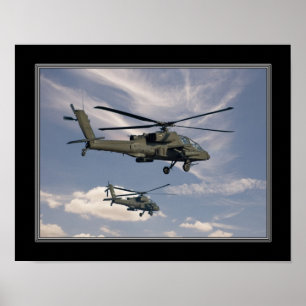 11x14 Print of Military Helicopters
