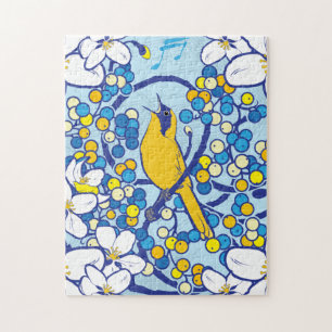 11x14 Songbird Puzzle for Colorblind People