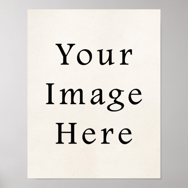 11x14 Square Posters Personalized Poster Paper (Front)