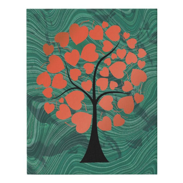 11x14 tree heart  faux canvas print (Front)