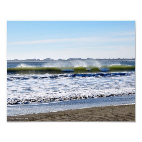 11X14 Waves Crashing _ Pacific Ocean Photo Print