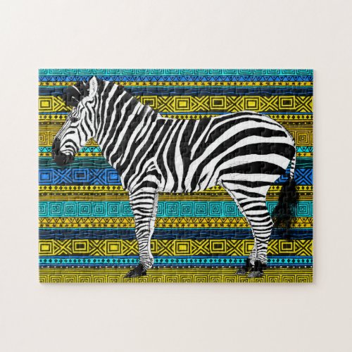 11x14 Zebra Puzzle for Colorblind People