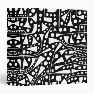 120112  (1.5in) White on Black 3 Ring Binder