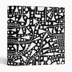 120112  (1in) White on Black 3 Ring Binder