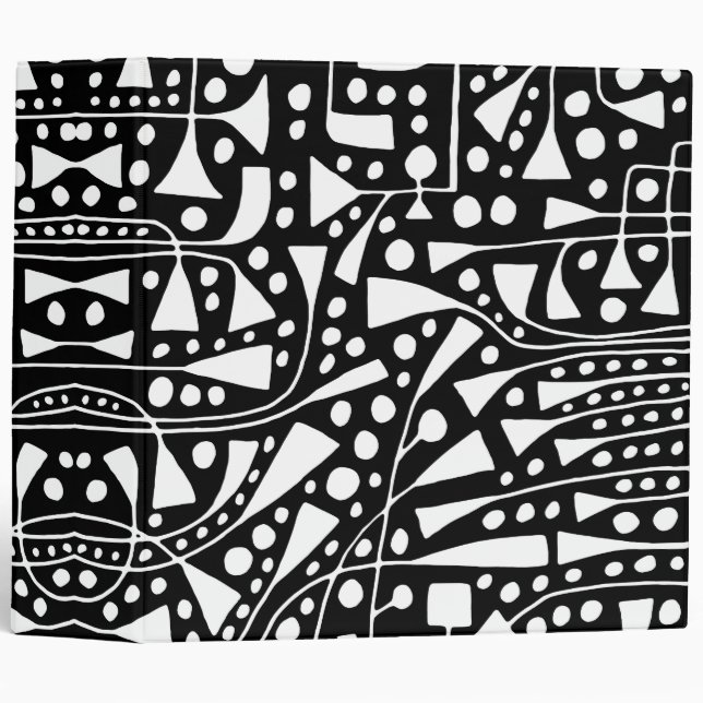 120112  (2in) White on Black 3 Ring Binder (Front/Spine)