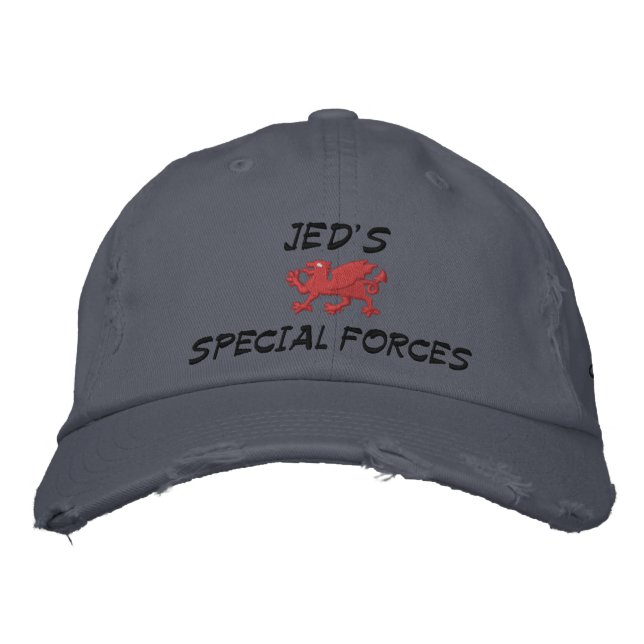 120544813351654171, JED'S, SPECIAL... - Customized Embroidered Baseball Hat (Front)
