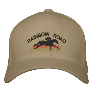 120571192663364792, RAINBOW ROAD EMBROIDERED BASEBALL HAT