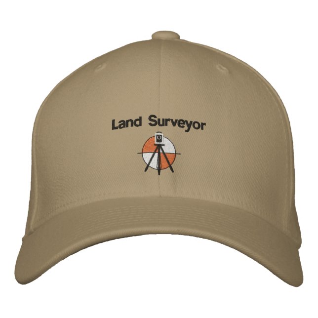 120971495649248493, Tim DavisLand Surveyor Embroidered Baseball Hat (Front)
