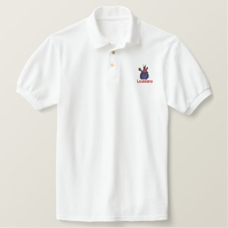 120977231024391944, Louisiana Embroidered Polo Shirt