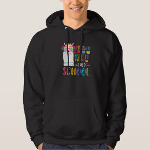 120th day of School No Prob Llama 120 Days Of Pres Hoodie