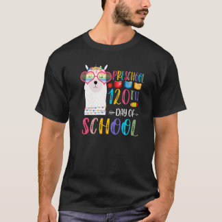 120th day of School No Prob Llama 120 Days Of Pres T-Shirt