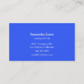 121 Enchanted SeaStar mandala modern Business Card (Back)