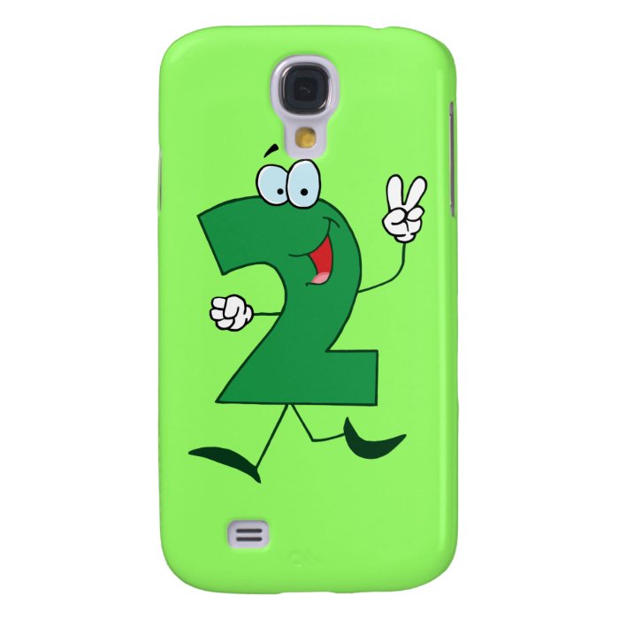 1237 Cartoon Character Happy Number TWO YEARS TWIN Galaxy S4 Covers