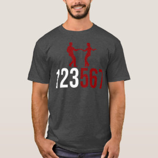 123 567 Salsa Lover Latin Salsa Dance T-Shirt