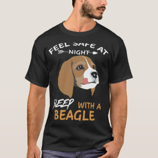 123 Feel Safe At Night Sleep With A Beagle T-Shirt