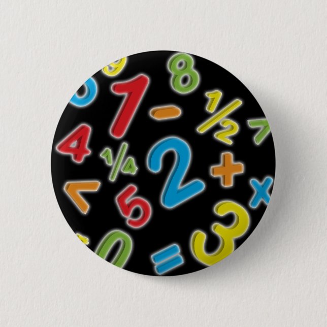 123 numbers Math Button (Front)