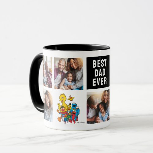 123 Sesame Street  Dad Photo Collage Mug