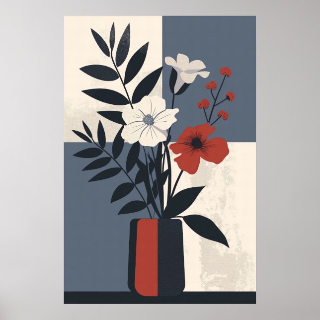 1273 Floral Poster (Front)
