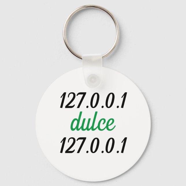 127.0.0.1 dulce 127.0.0.1 keychain (Front)