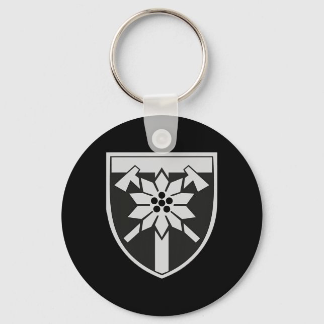 128th Mountain Ault Brigade (ukraine) Ukrainian Mi Keychain (Front)