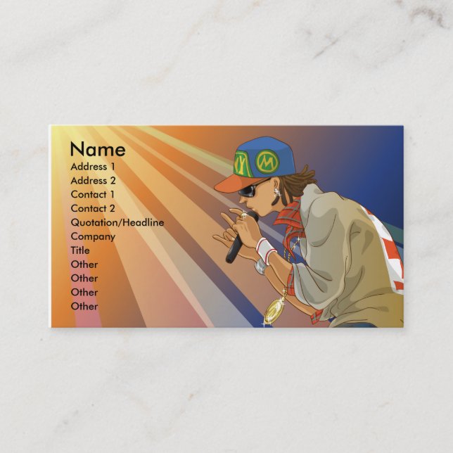 129.ai, Name, Address 1, Address 2, Contact 1, ... Business Card (Front)