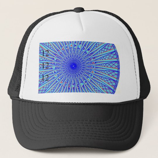 12-12-12 Blue Spoke Wheel Hat