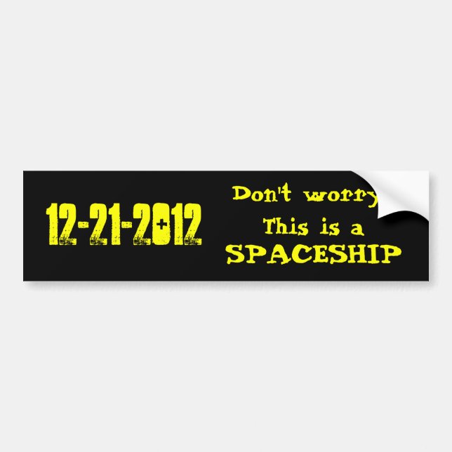 12-21-2012 Bumper Sticker (Front)