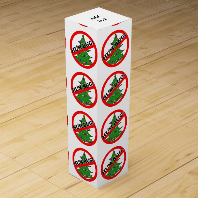 12-21 Humbug Day Wine Gift Box (Front)