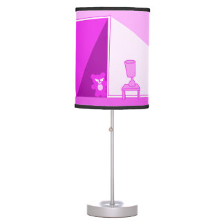"12:35 a.m." (the lurking bear lamp) table lamp